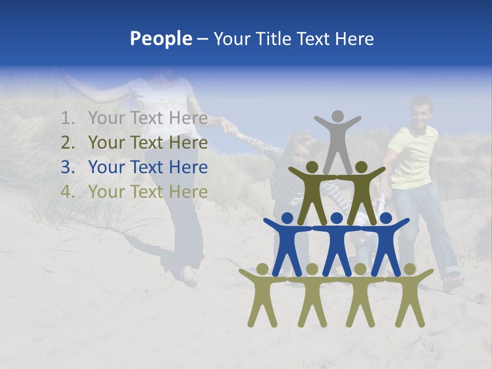 Sand Summer Grass PowerPoint Template