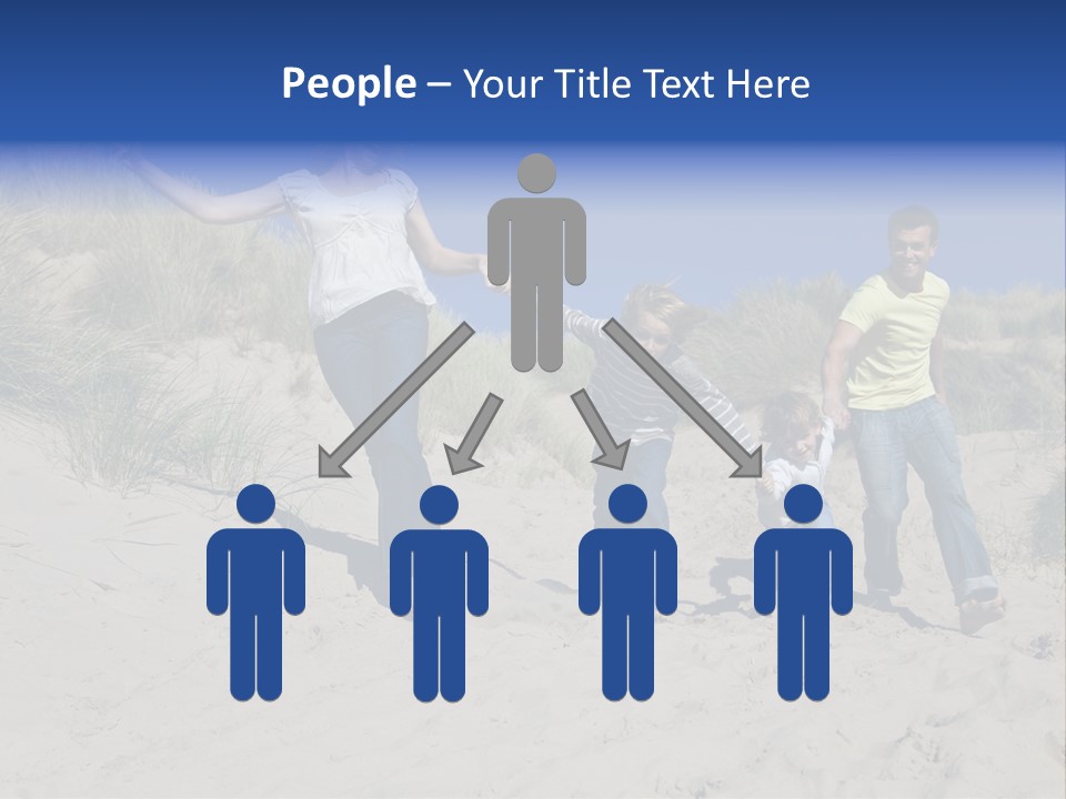 Sand Summer Grass PowerPoint Template