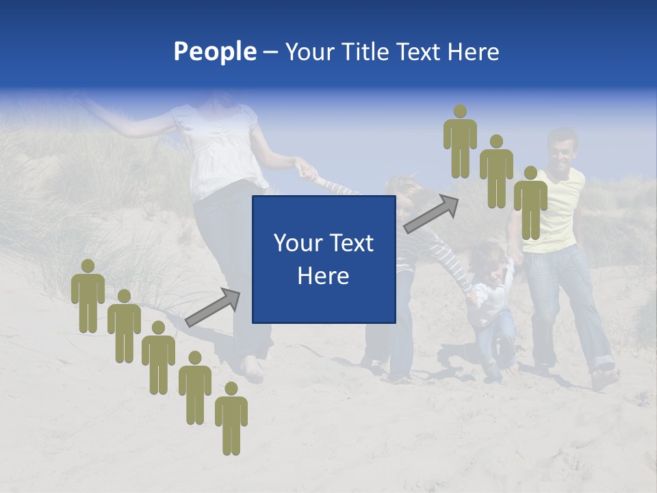 Sand Summer Grass PowerPoint Template