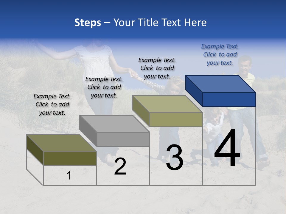 Sand Summer Grass PowerPoint Template