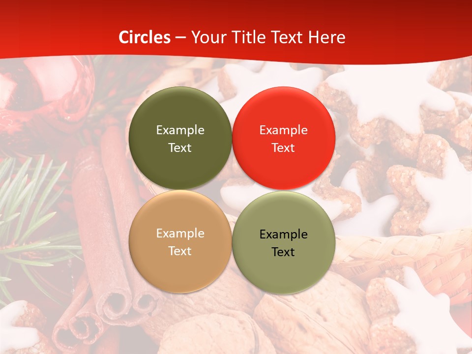 Santa Plant Detail PowerPoint Template