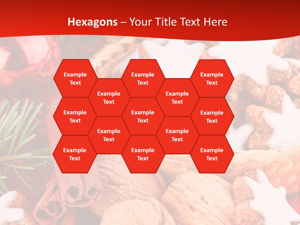 Santa Plant Detail PowerPoint Template