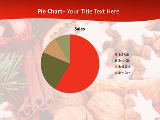 Santa Plant Detail PowerPoint Template