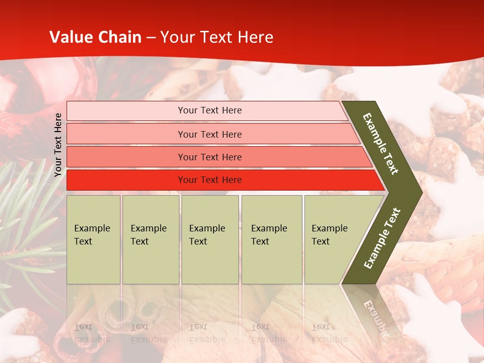 Santa Plant Detail PowerPoint Template