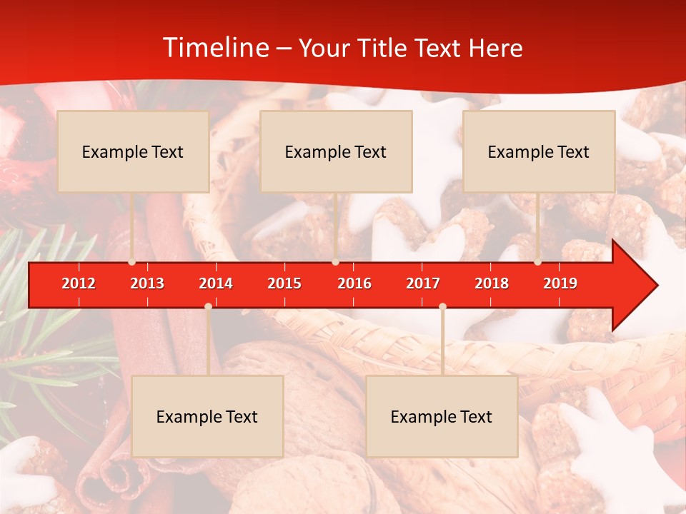 Santa Plant Detail PowerPoint Template