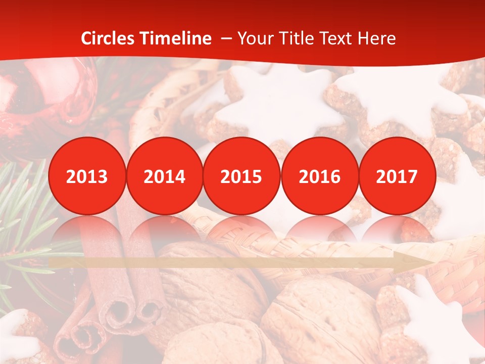 Santa Plant Detail PowerPoint Template