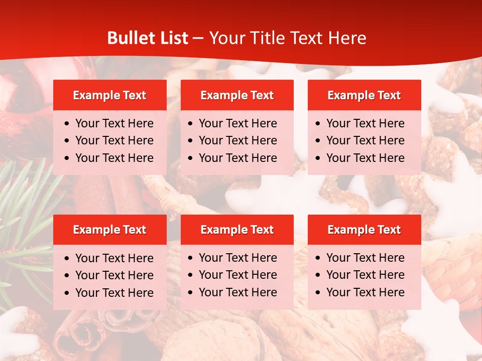 Santa Plant Detail PowerPoint Template