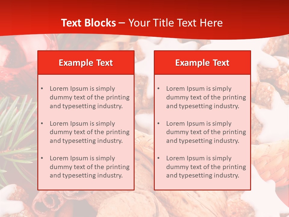 Santa Plant Detail PowerPoint Template