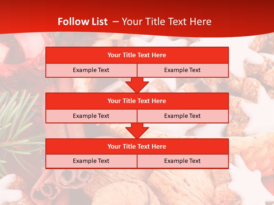 Santa Plant Detail PowerPoint Template