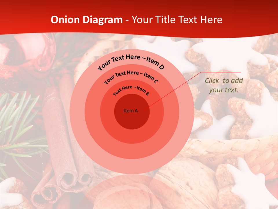 Santa Plant Detail PowerPoint Template