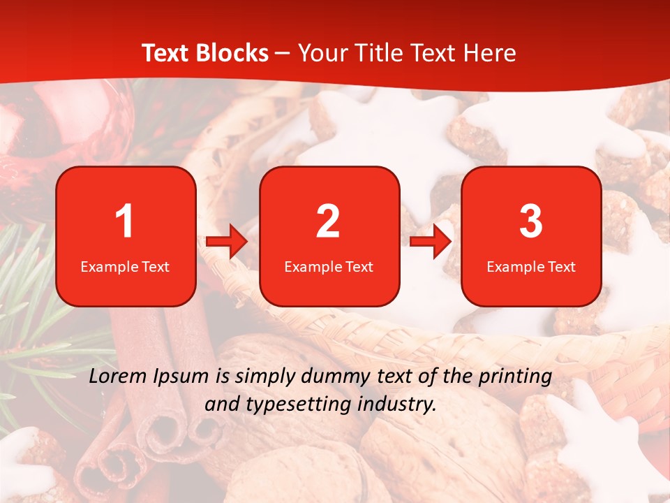 Santa Plant Detail PowerPoint Template
