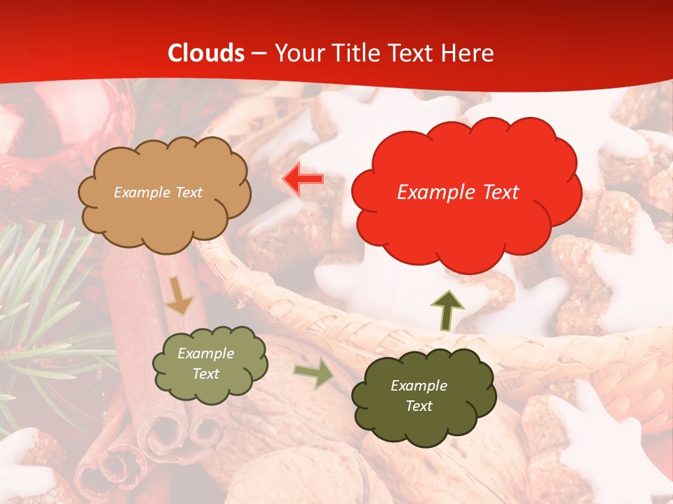 Santa Plant Detail PowerPoint Template