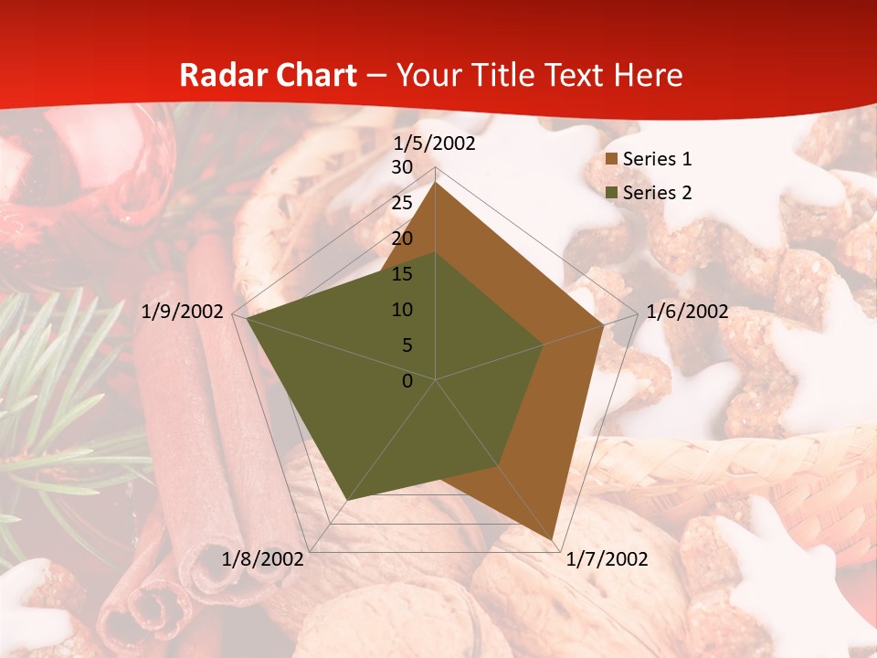Santa Plant Detail PowerPoint Template