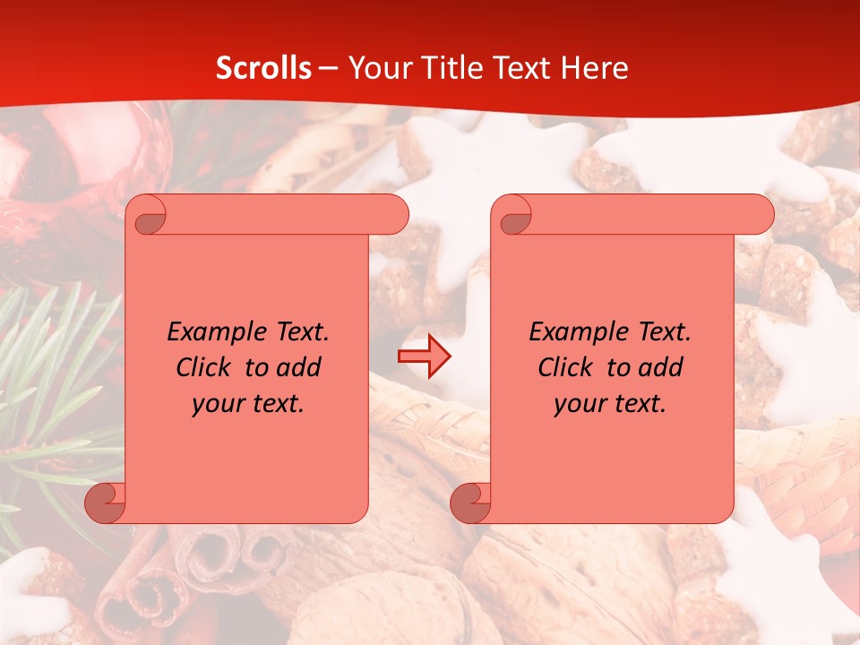 Santa Plant Detail PowerPoint Template