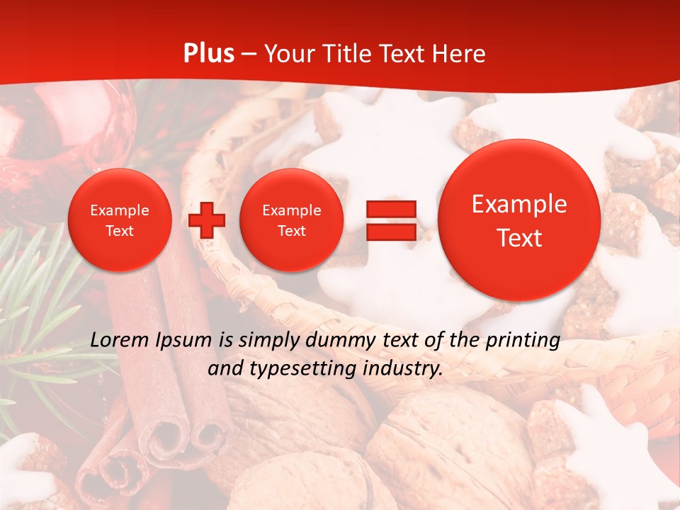 Santa Plant Detail PowerPoint Template