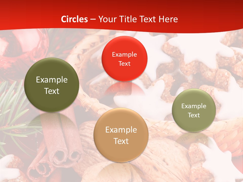 Santa Plant Detail PowerPoint Template