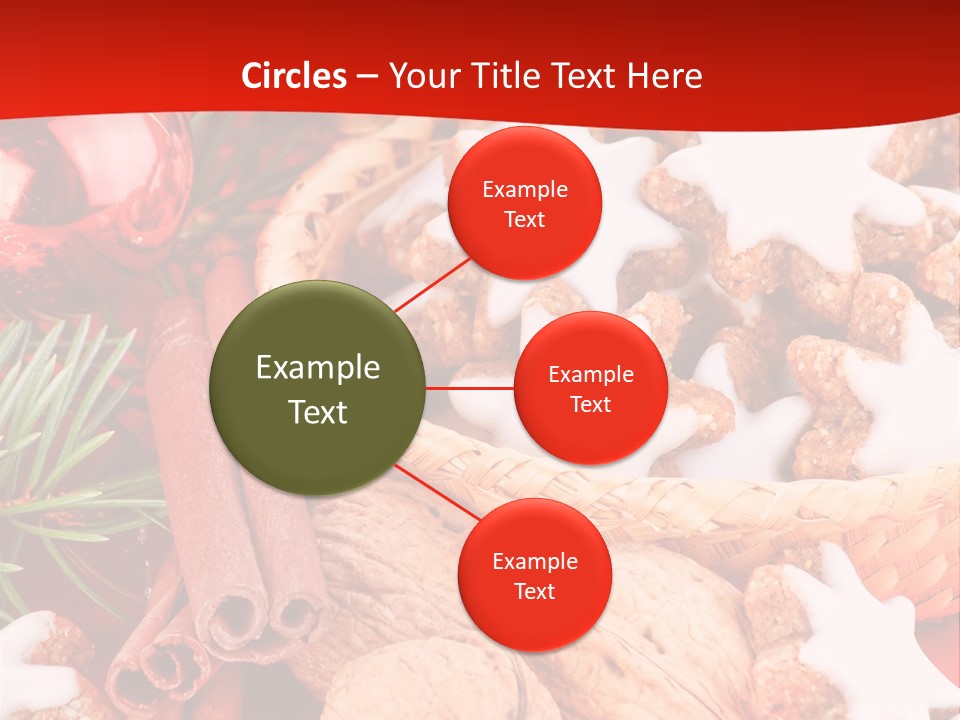 Santa Plant Detail PowerPoint Template