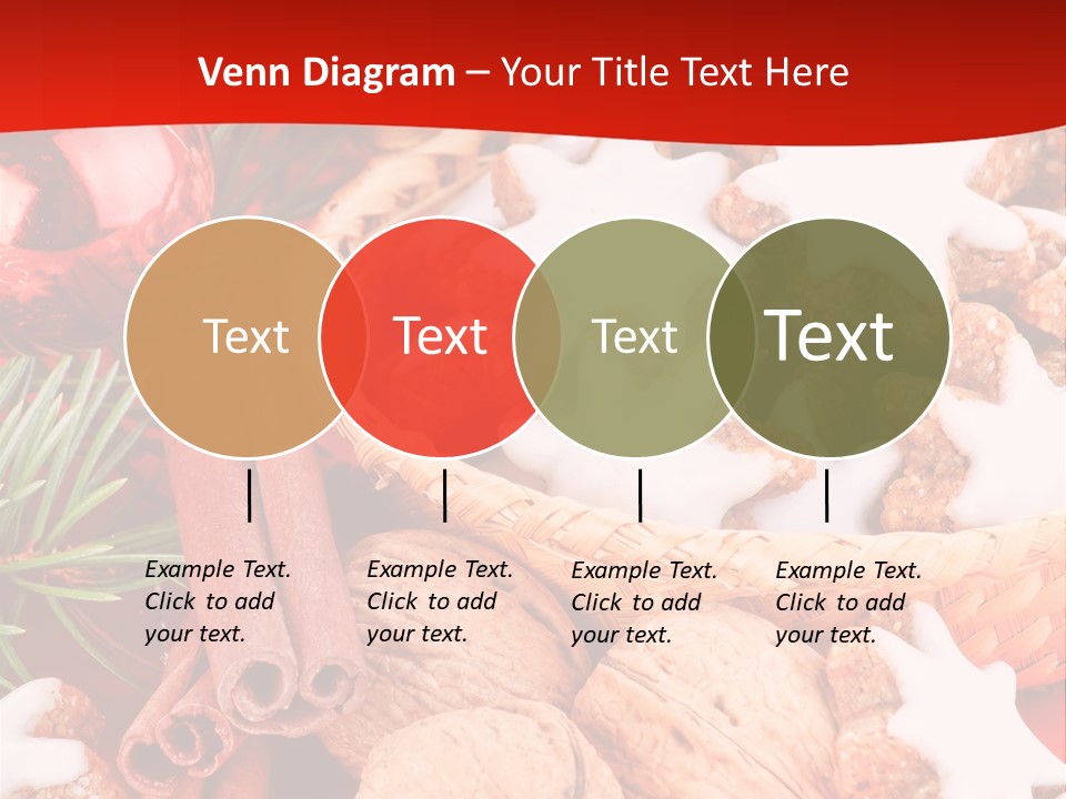 Santa Plant Detail PowerPoint Template