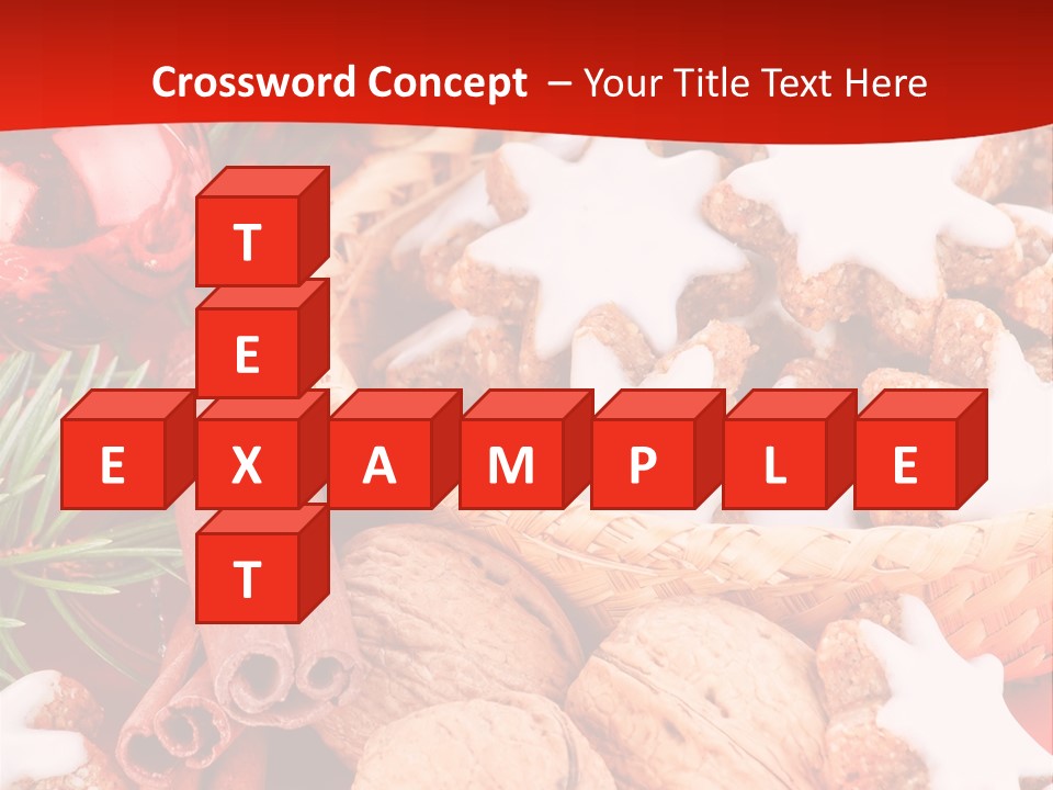 Santa Plant Detail PowerPoint Template