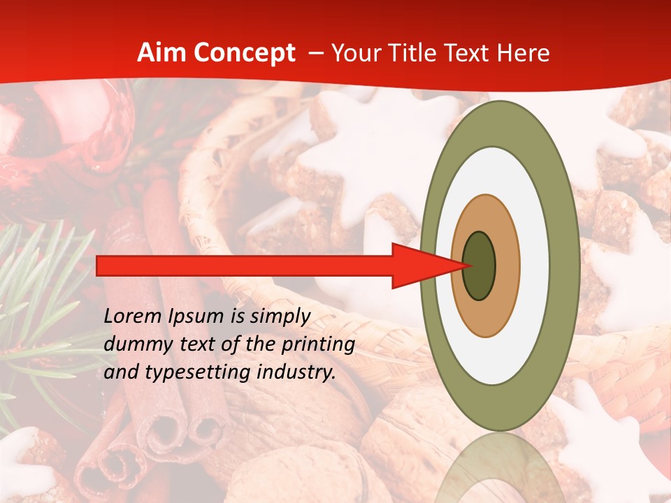 Santa Plant Detail PowerPoint Template