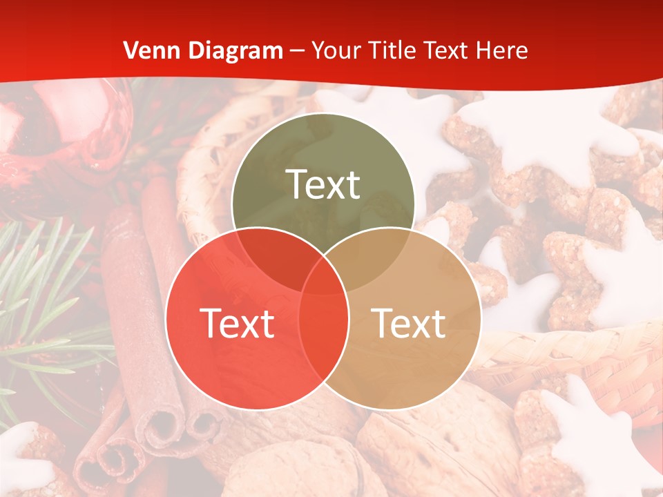 Santa Plant Detail PowerPoint Template