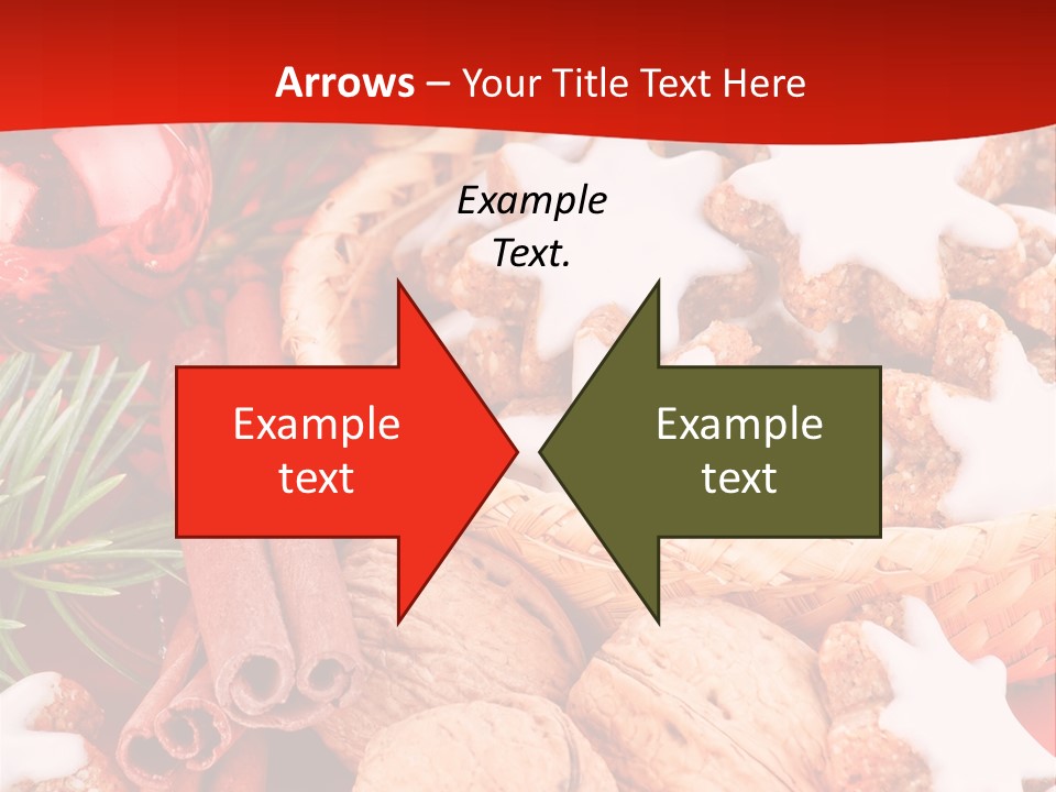 Santa Plant Detail PowerPoint Template
