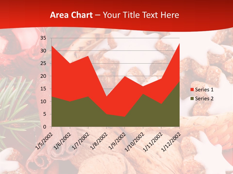 Santa Plant Detail PowerPoint Template