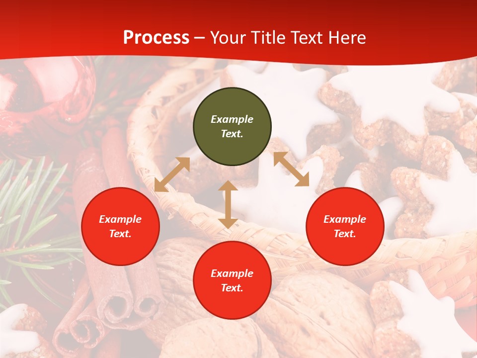Santa Plant Detail PowerPoint Template