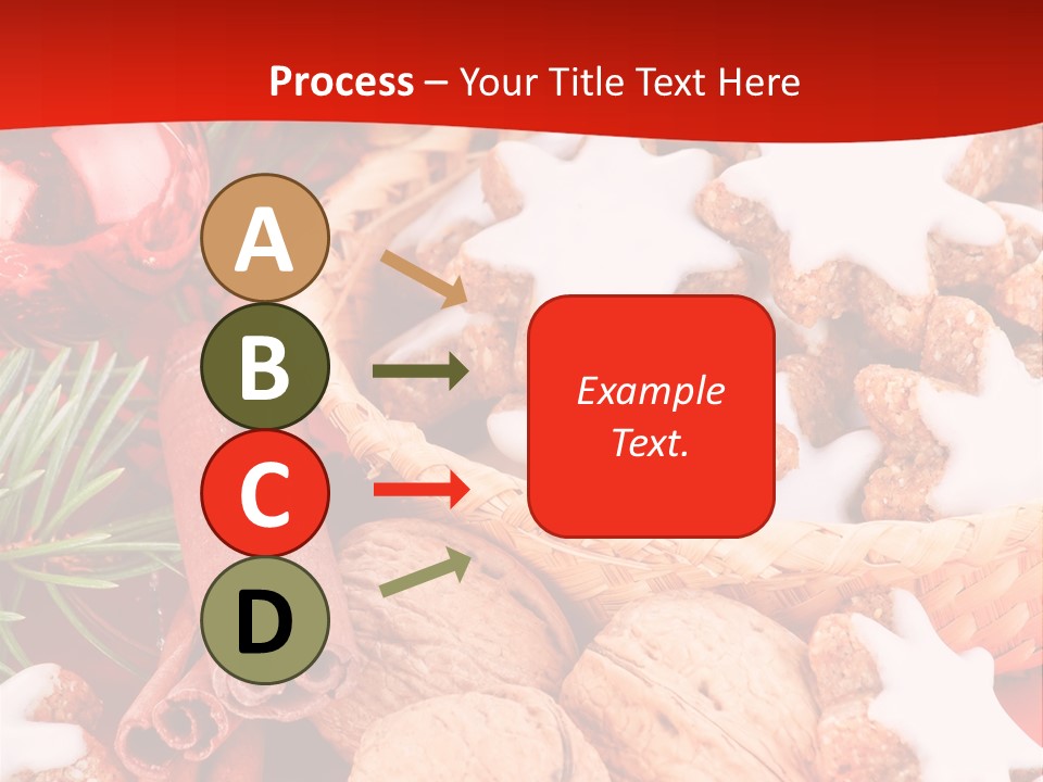 Santa Plant Detail PowerPoint Template