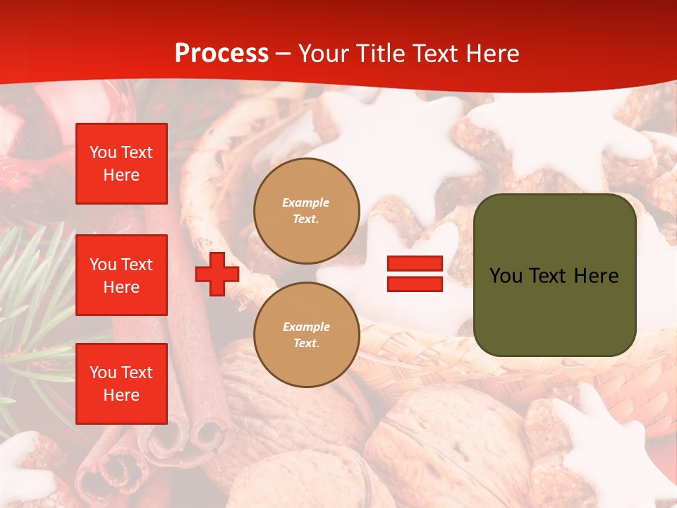 Santa Plant Detail PowerPoint Template