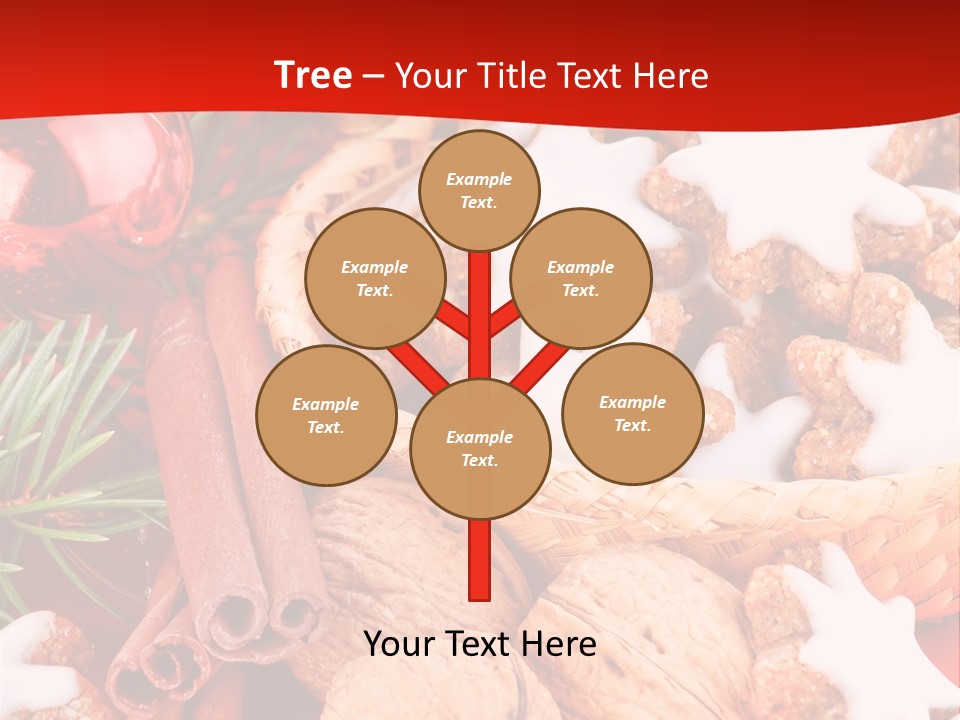 Santa Plant Detail PowerPoint Template