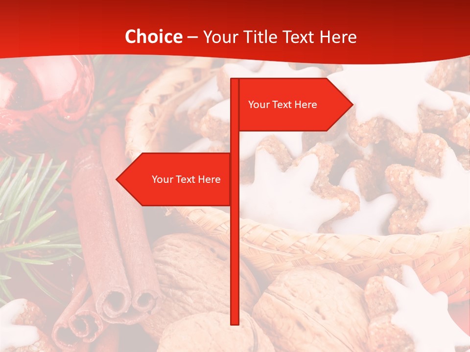 Santa Plant Detail PowerPoint Template