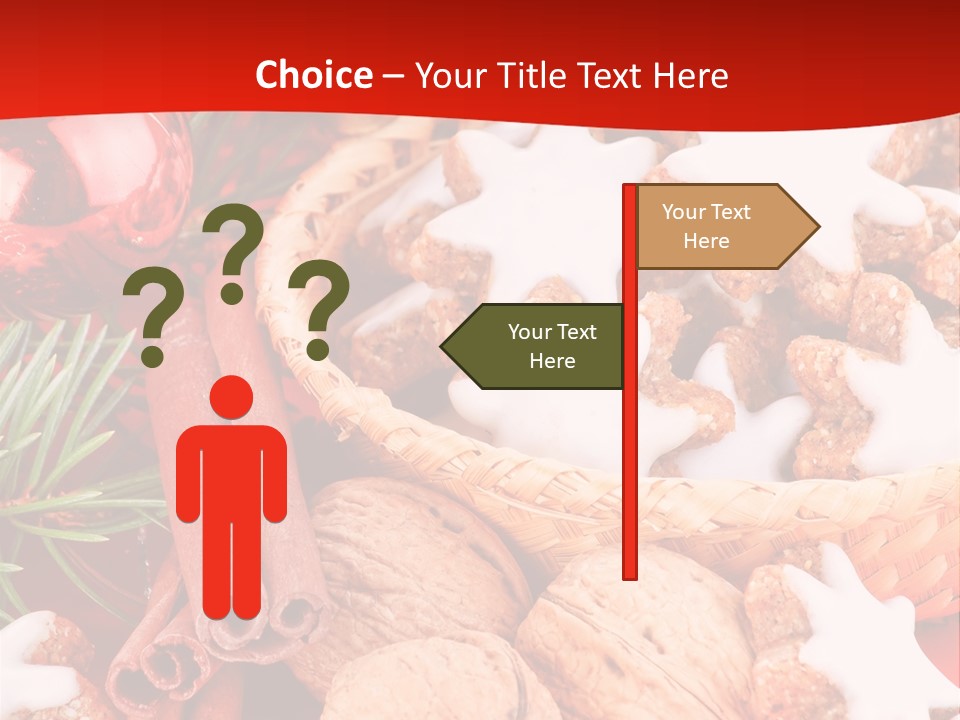 Santa Plant Detail PowerPoint Template