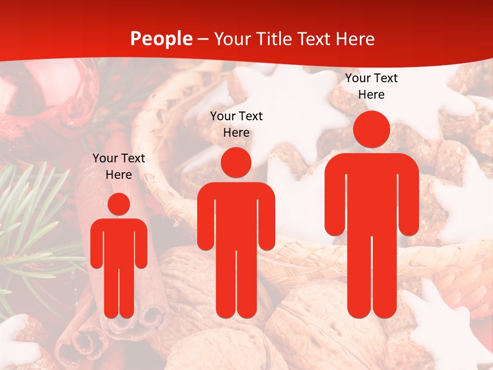 Santa Plant Detail PowerPoint Template