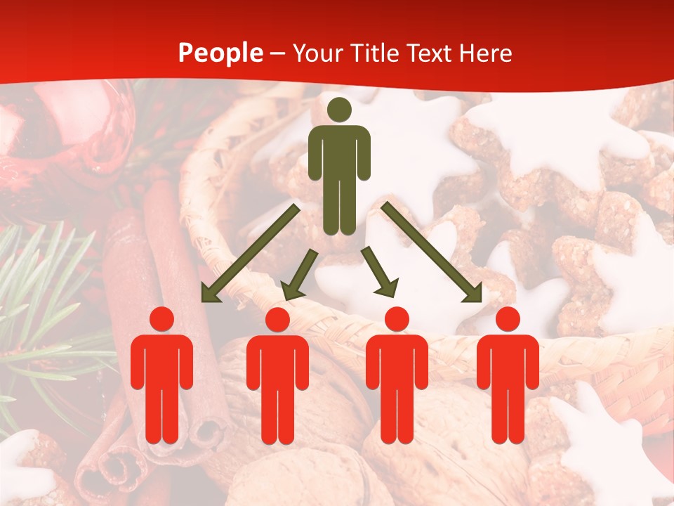 Santa Plant Detail PowerPoint Template