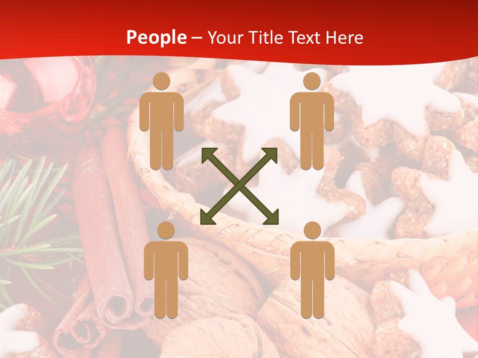 Santa Plant Detail PowerPoint Template