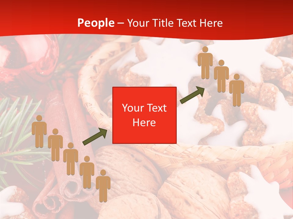 Santa Plant Detail PowerPoint Template