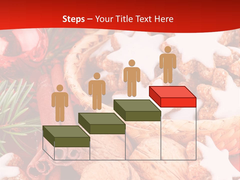 Santa Plant Detail PowerPoint Template