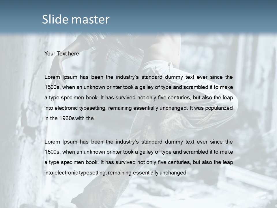 Building Ruinous Gymnastic PowerPoint Template