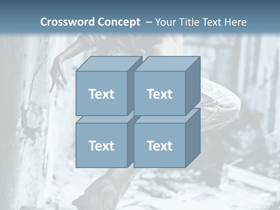 Building Ruinous Gymnastic PowerPoint Template
