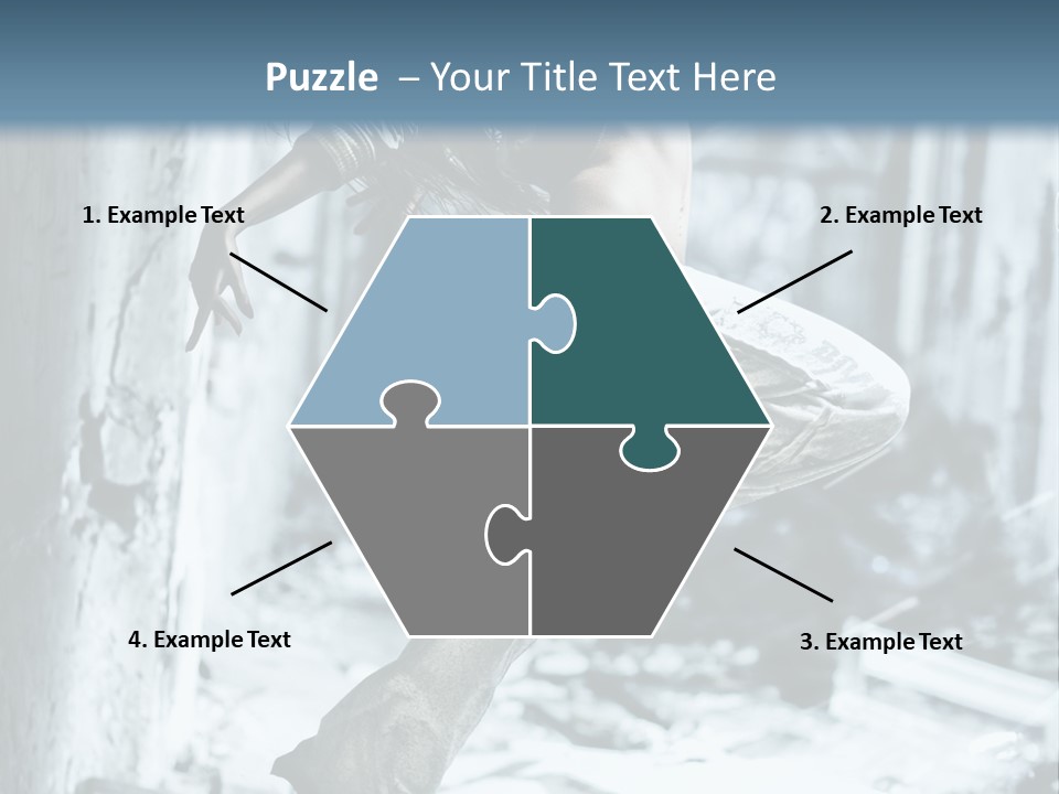 Building Ruinous Gymnastic PowerPoint Template