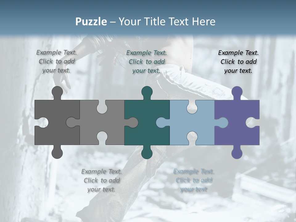 Building Ruinous Gymnastic PowerPoint Template