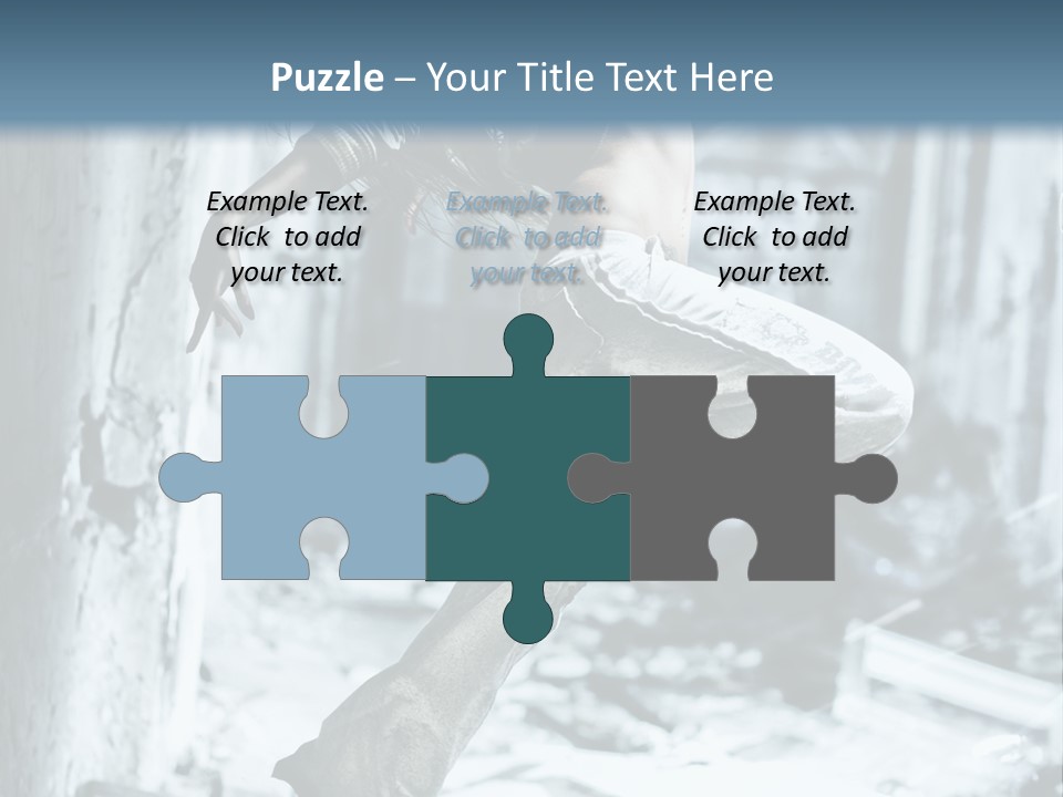 Building Ruinous Gymnastic PowerPoint Template