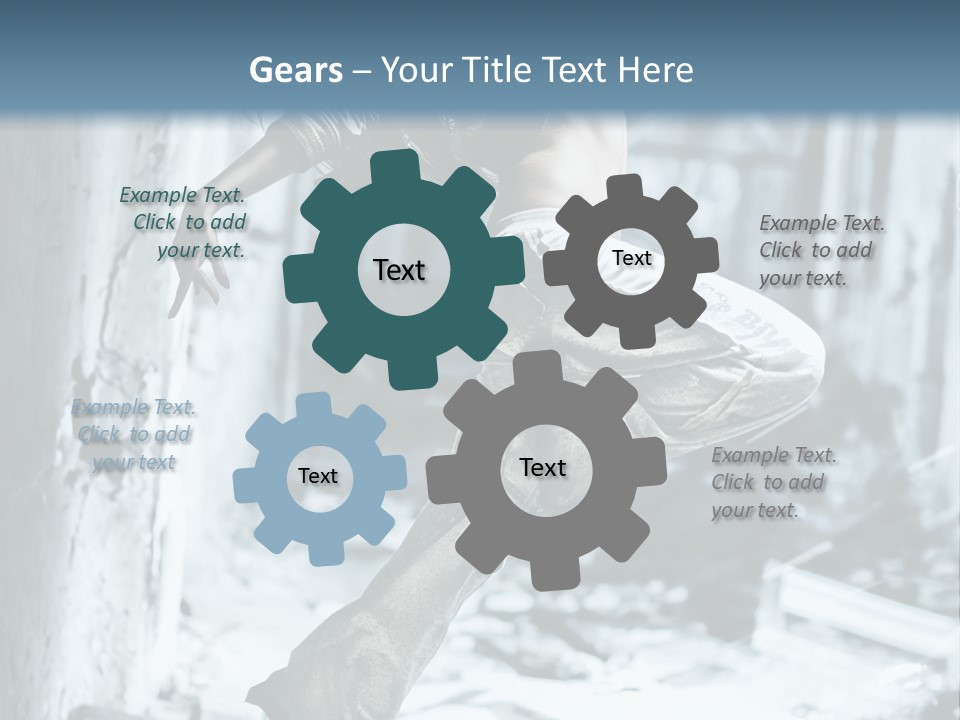 Building Ruinous Gymnastic PowerPoint Template