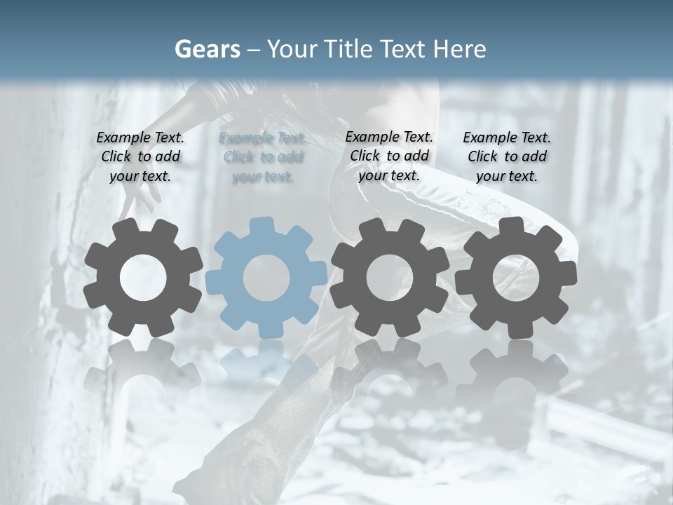 Building Ruinous Gymnastic PowerPoint Template