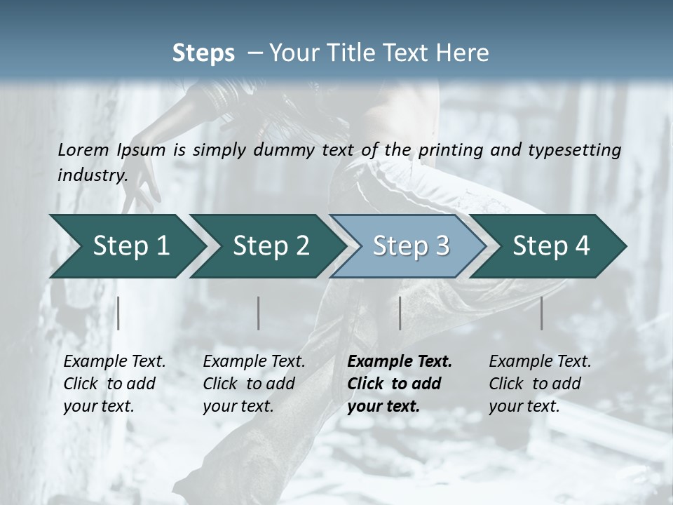 Building Ruinous Gymnastic PowerPoint Template