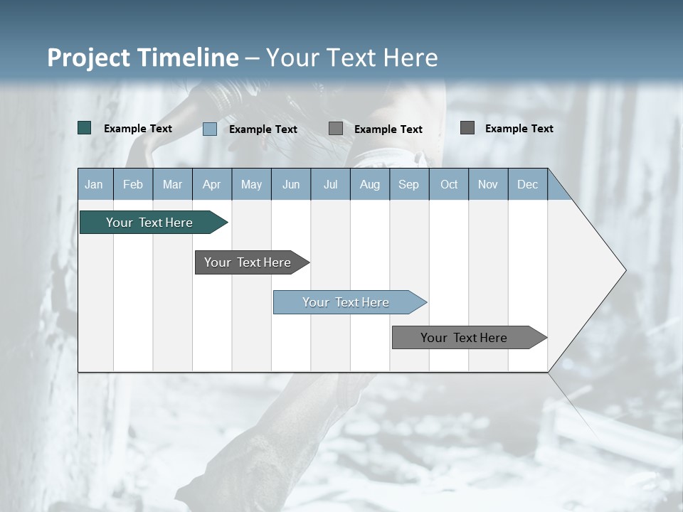 Building Ruinous Gymnastic PowerPoint Template