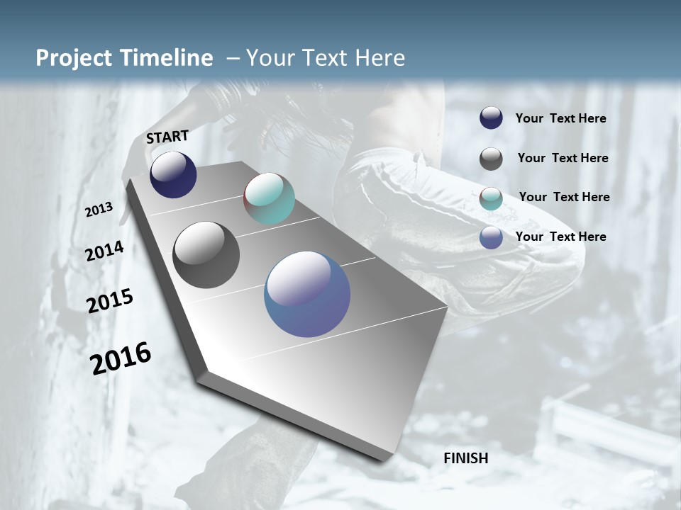 Building Ruinous Gymnastic PowerPoint Template