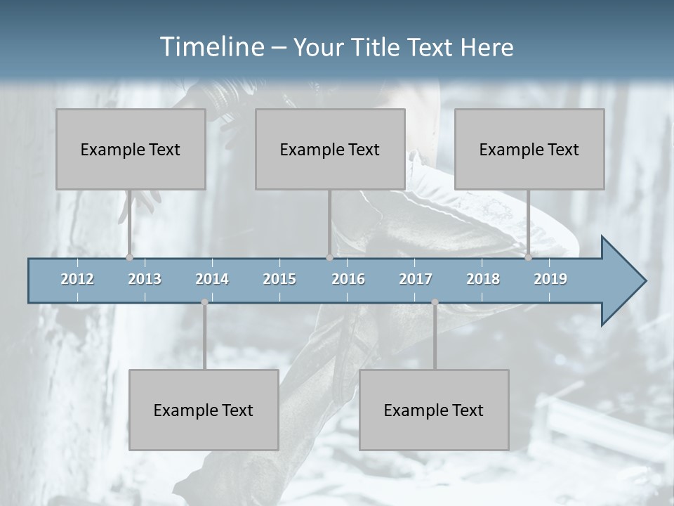 Building Ruinous Gymnastic PowerPoint Template