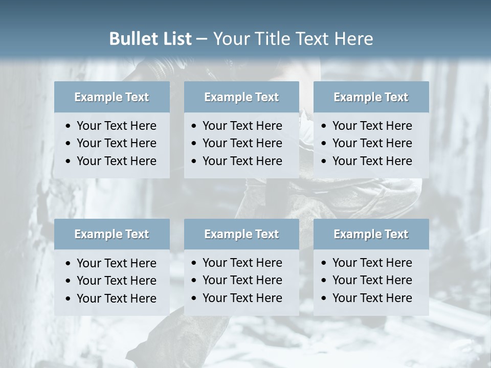 Building Ruinous Gymnastic PowerPoint Template